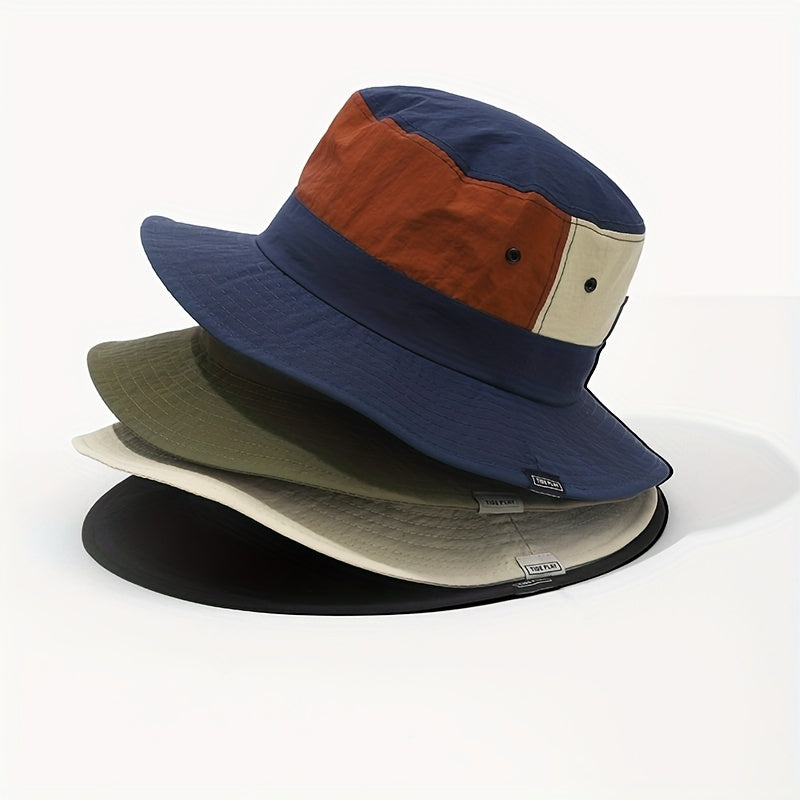 Vintage Wide Brim Waterproof Boonie Sun Hat for Outdoor Activities