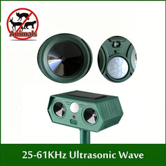 Ultrasonic Solar Cat Repellent Mouse Mole Repellent for Lawn Garden Yard