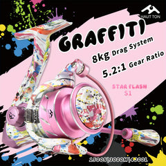 HAUT TON GRAFFITI S1 1500S 3000M 4000L Spinning Fishing Reel