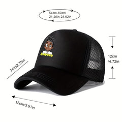 Unisex Cartoon Pattern Baseball Cap for Outdoor Sport