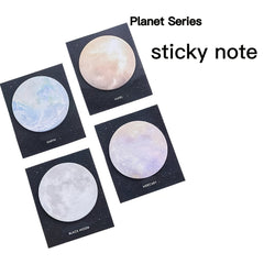 30 Sheets Universe Series Stickers Colorful Notes Student Stickers