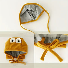 Cartoon Baby Hat Ear Protection Pullover Hat