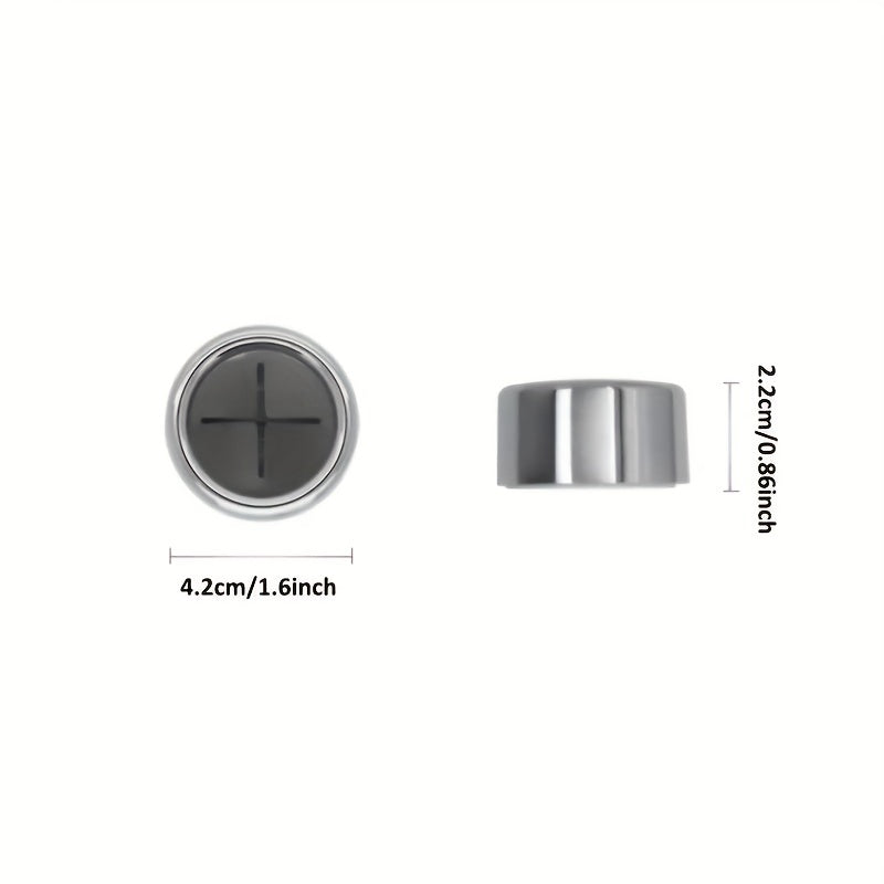 2pcs Self Adhesive Push Towel Hooks for Bathroom