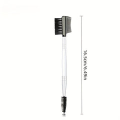 Eyelash Comb & Eyebrow Brush Dual Comb Makeup Tool for Women Girls