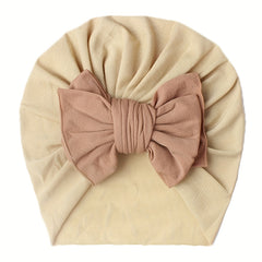 Nylon Bow Baby Hat 0-3 Years Old