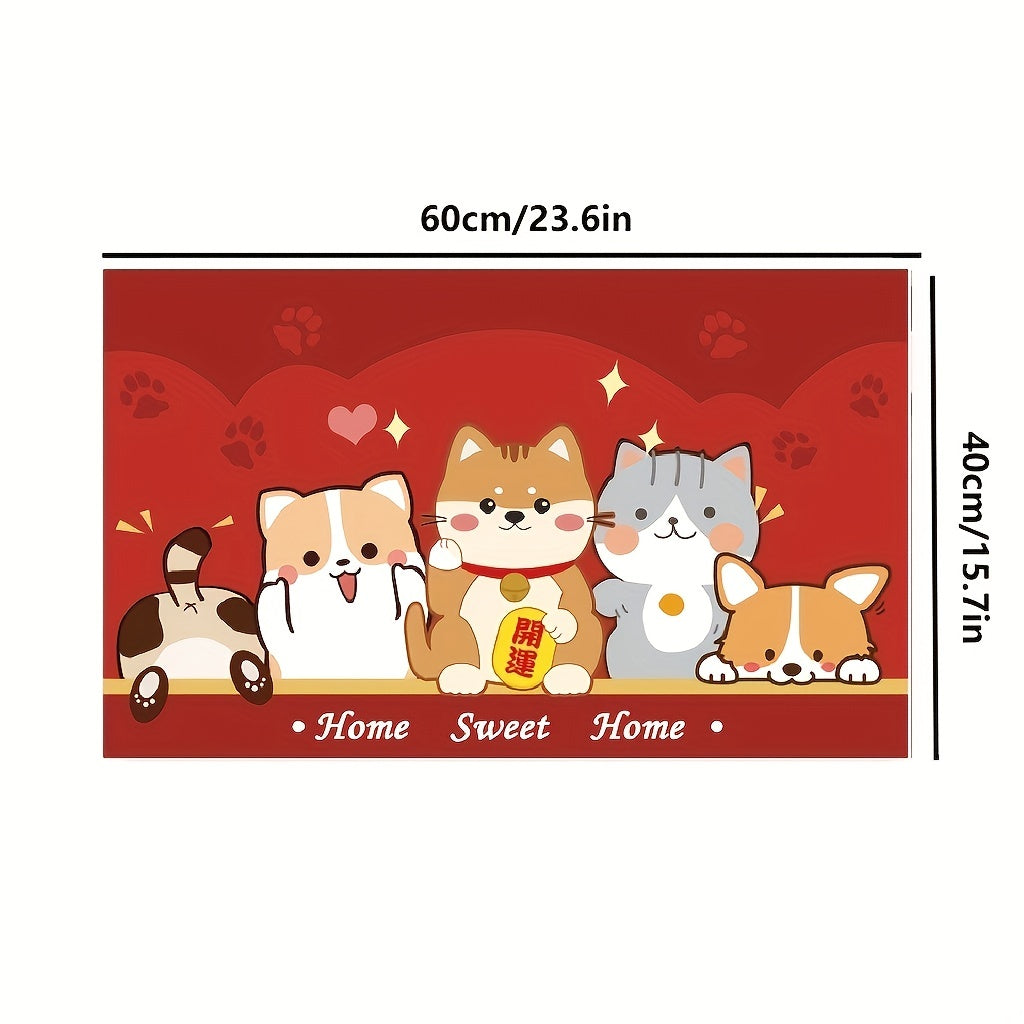 Absorbent Floor Mat Quick Drying Cat Bath Mat