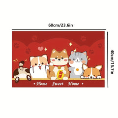 Absorbent Floor Mat Quick Drying Cat Bath Mat