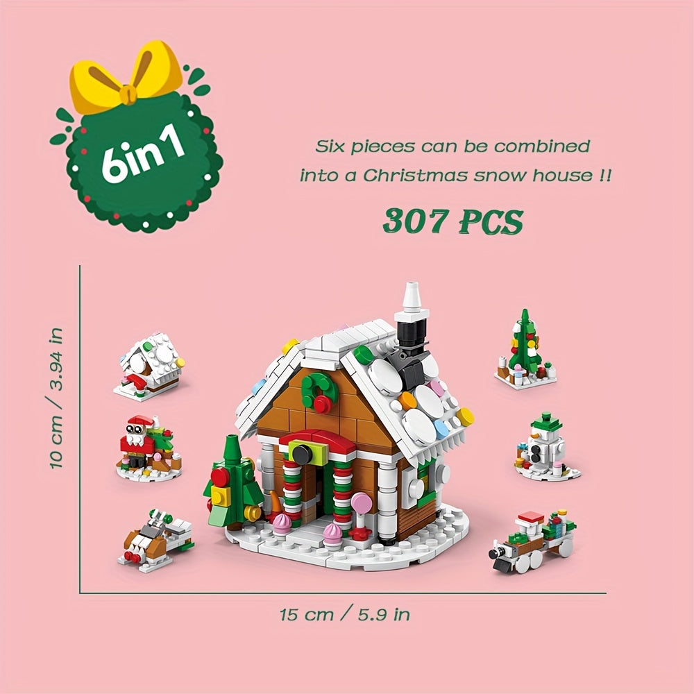 Christmas Building Blocks Toys - 8 Models for Kids