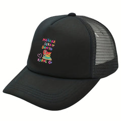 Mermaid Print Trucker Hat Candy Mesh Baseball Cap Lightweight Dad Hats