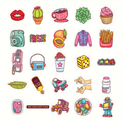 50pcs Water Bottle Stickers Waterproof Laptop Skateboard Computer Stickers