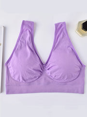 Textured Vest Sports Bra Quick Drying Yoga Bra
