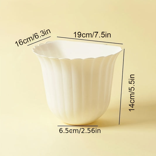 3pcs Wall Mounted Waste Bin with Lid for Office and Bathroom Cabinets