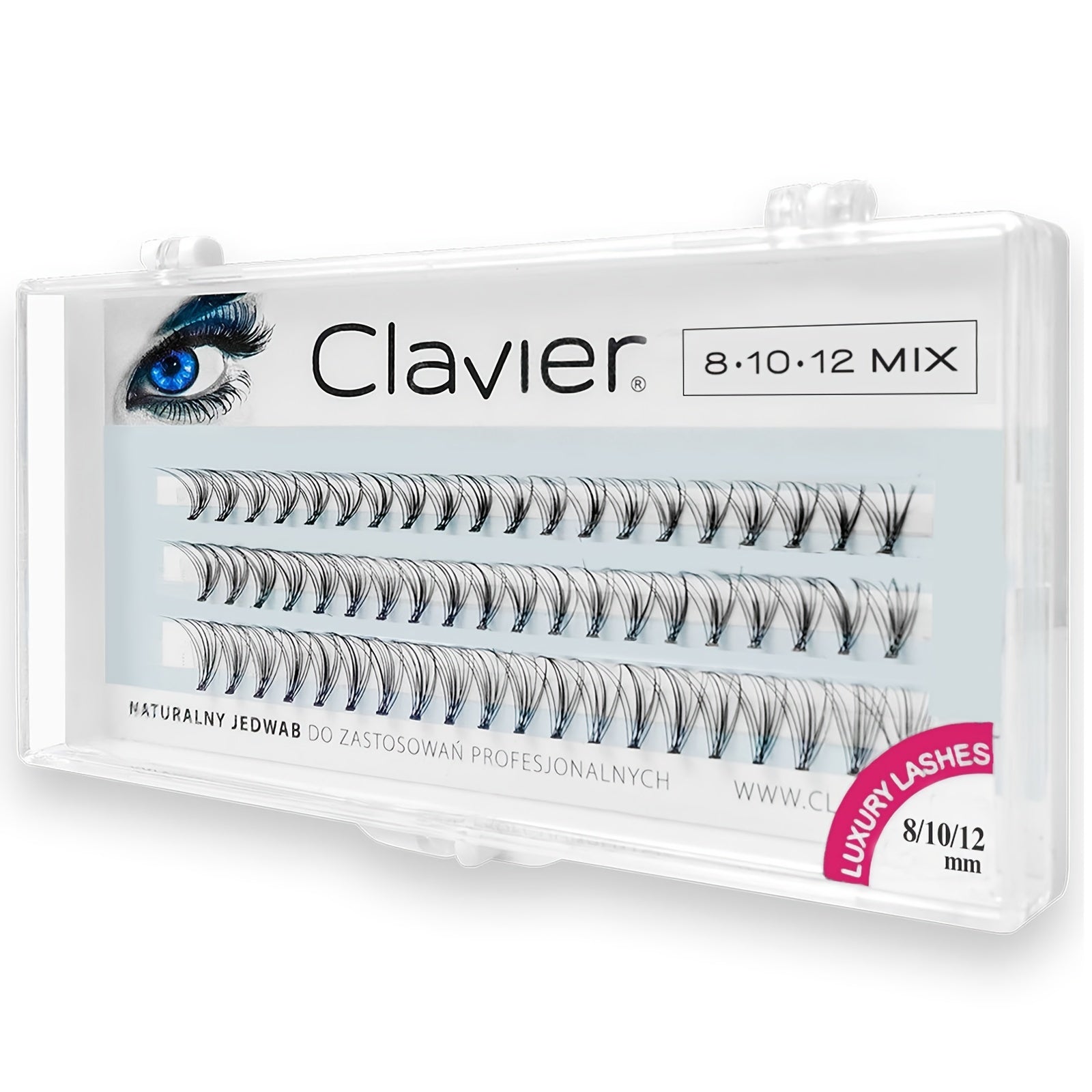 Natural C Curling False Eyelashes 60 Clusters Segmented Lashes