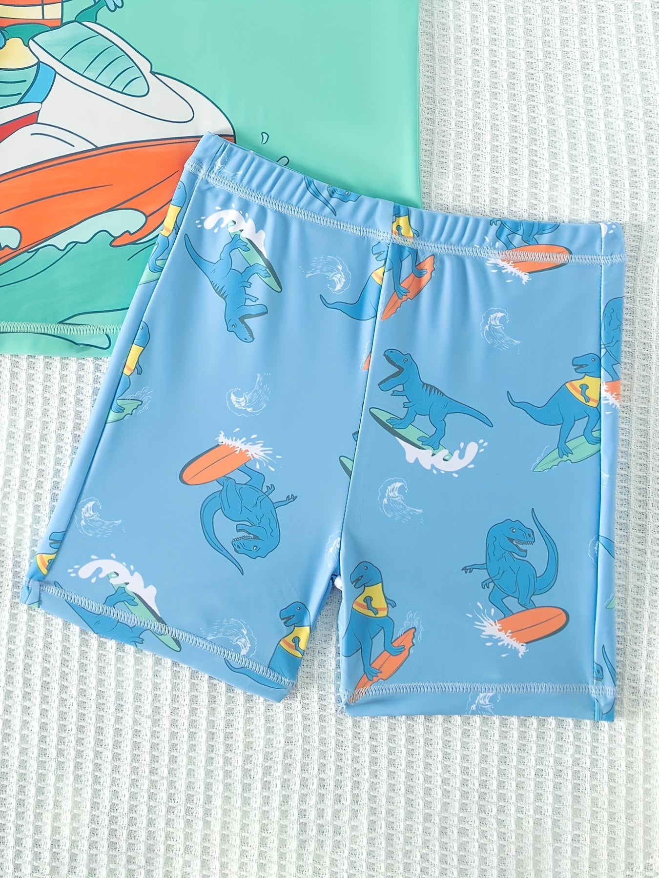 Children's Cartoon T-Shirt & Shorts Set