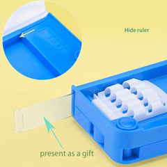 Multifunctional Stationery Box - Pen Box with Hidden Compartments