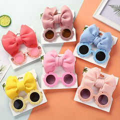 Beach Baby Girl Gift Set: Hair Band & Sunglasses