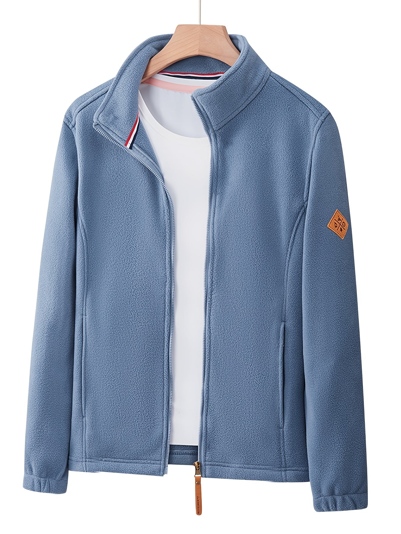 Women's Breathable Polar Fleece Zip Jacket for Outdoor Wear