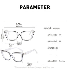 Cat Eye Blocking Glasses Computer Reading TV Glasses For Women