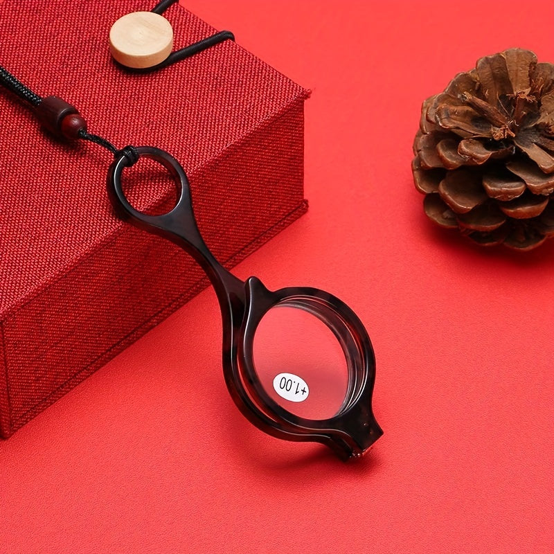 Fashionable Hanging Neck Reading Magnifying Glass for Elderly Men Women