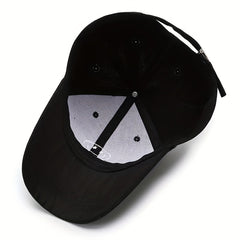 Embroidered Smiling Face Peaked Cap Unisex Baseball Cap