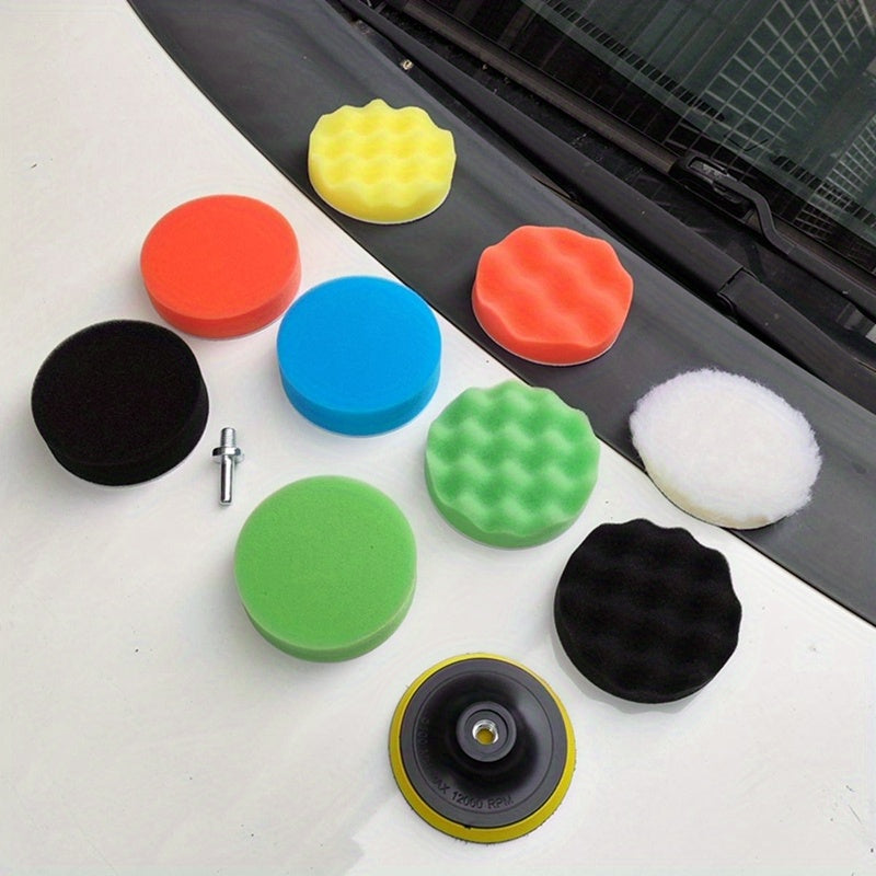 11-Piece Boat Cleaning Tools Kit - Car Scratch Removal & Polishing