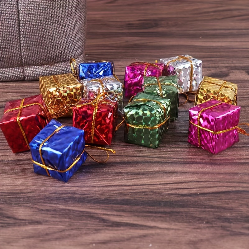 12pcs Christmas Tree Decorations Small Hanging Decorations for Party