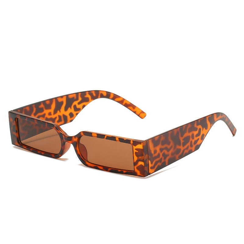 Vintage Punk Rectangle Sunglasses Retro Sun Glasses Steampunk