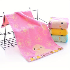 Cartoon Pattern Face Towel Soft Skin-friendly Absorbent Towel 24x50cm