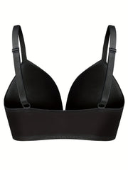 Sexy Front Closure Plus Size Bra Underwire Molded Cup
