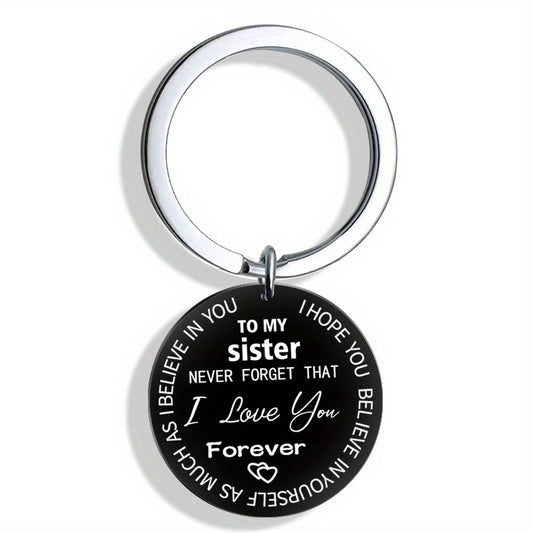 Sister Love Forever Acrylic Key Chain - From Brother