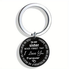 Sister Love Forever Acrylic Key Chain - From Brother