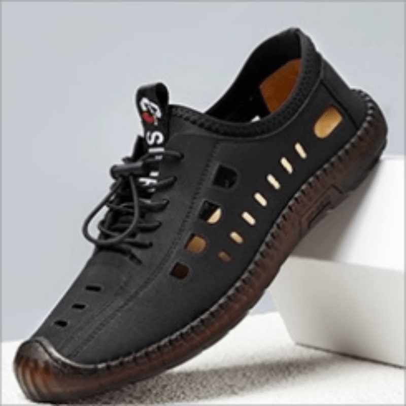 Men's Loafer Shoes No Tie Shoelaces Non-slip Slip On Sandals Spring Summer