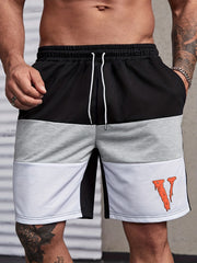 Spade A Print Men's Drawstring Shorts