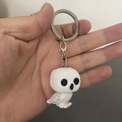 Pocket Owl Figure Model Toy Keychain