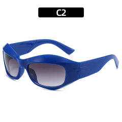 Y2K Creative Cycling Goggles Sunglasses Punk Style Party Accessories