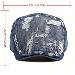 Old Duck Hat Short Brim Cowboy Beret Female Outdoor Summer Sun Shade Hat