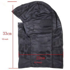Camouflage Headgear Sunscreen Quick Drying Mask