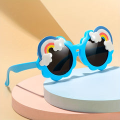 Rainbow Round Sunglasses for Street Photography Party