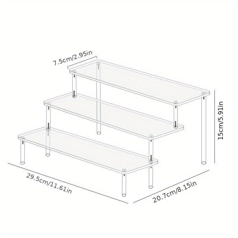 Acrylic Perfume Organizer Display Rack Hand Anime Car Model Mini Toy