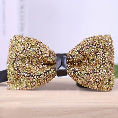 Crystal Rhinestone Bow Tie for Party Banquet Wedding Groom