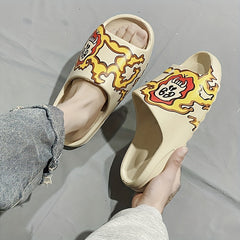 Men Women Anime Cloud Slides Slippers Lightweight Non Slip Shoes Indoor Outdoor