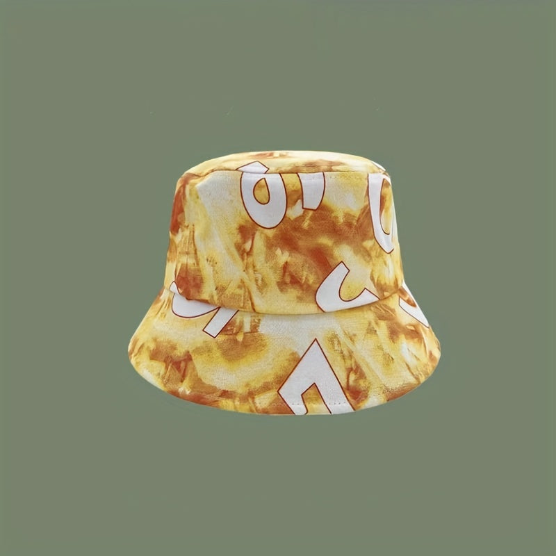 Unisex Bucket Hat Hip Hop Casual Basin Hat Lightweight Sunscreen