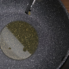 Deep Frying Pan 27 Non Stick Skillet Medical Stone Saute Pan Frying Pan
