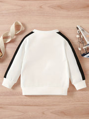 Toddler Baby Cotton Sweatshirt Long Sleeve Pullover Top