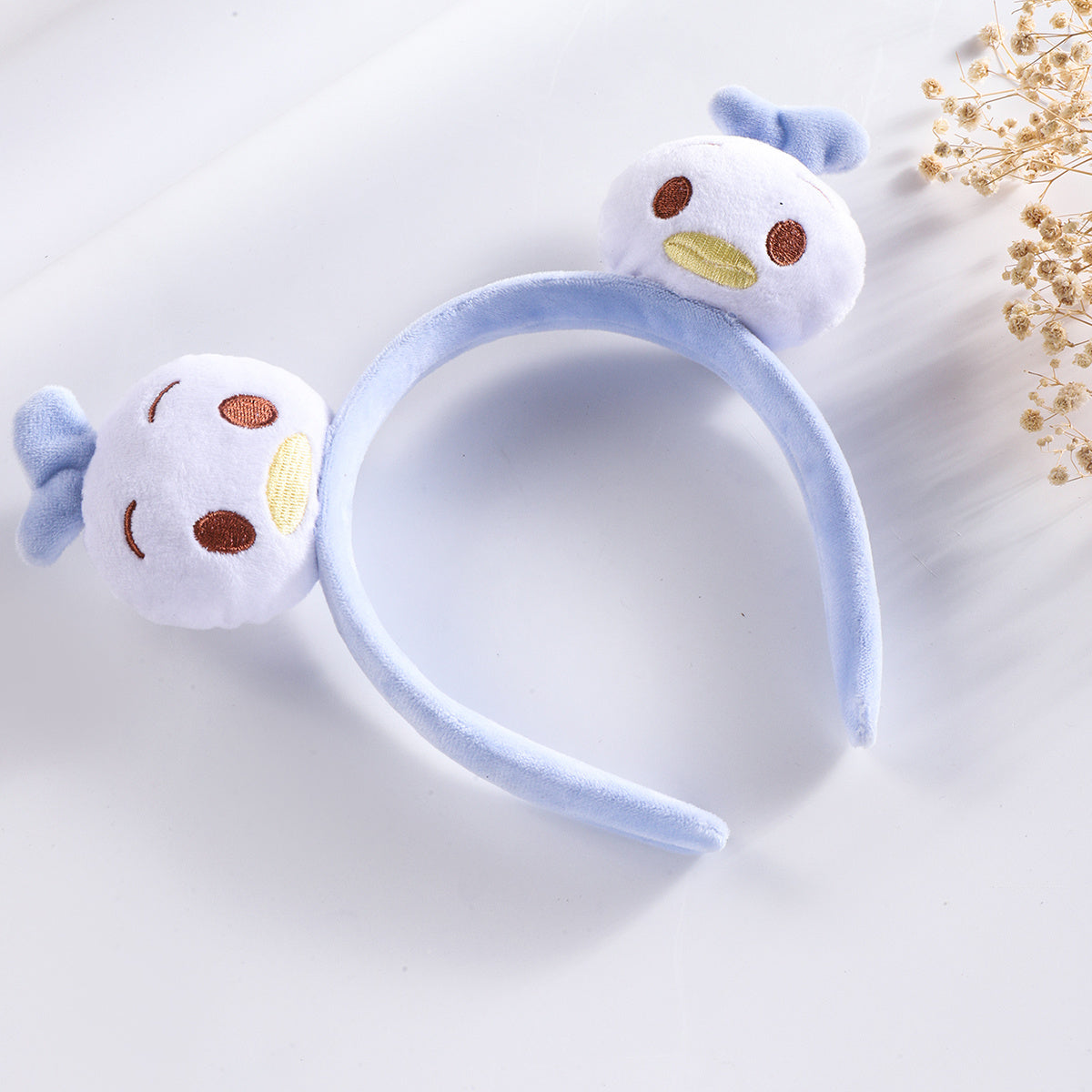 Girls Cartoon Headband with Mini Squirrel Doll Hair Accessories