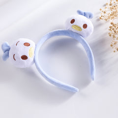Girls Cartoon Headband with Mini Squirrel Doll Hair Accessories