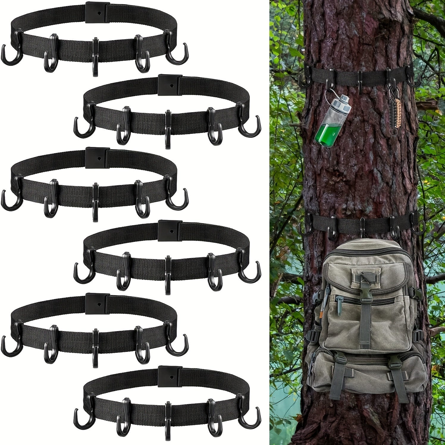 36pcs Treestand Strap Gear Hangers Hook Accessory Holder