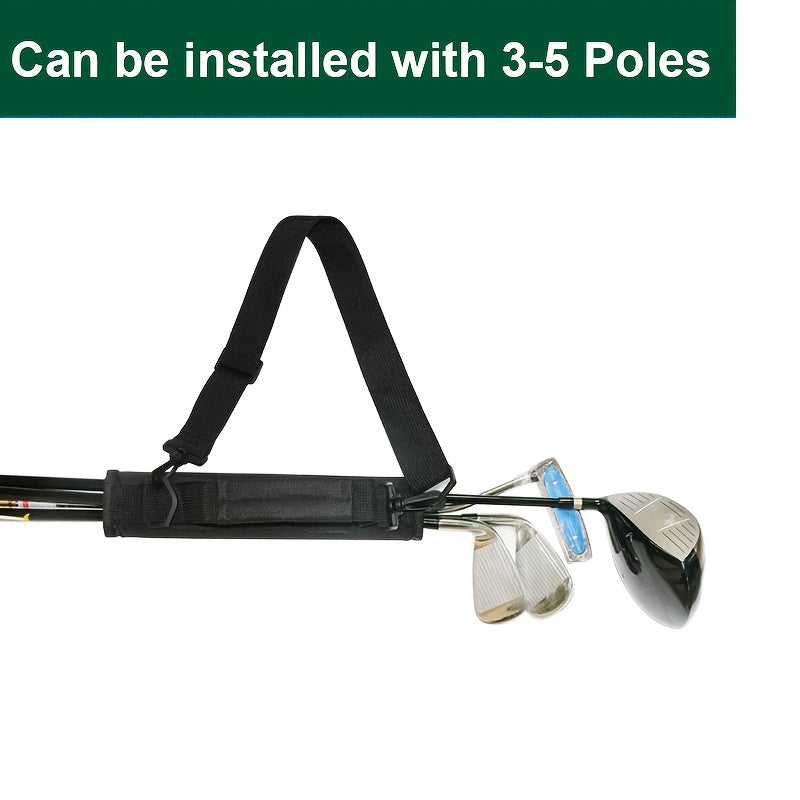 Lightweight Golf Club Bag w/ Shoulder Strap, Foldable Travel Bag