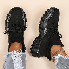 Women's Knitted Comfort Sneakers Lightweight Sports Shoes