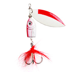Funpesca Rotating Metal Fishing Lures Squid Artificial Bait w/ Hooks
